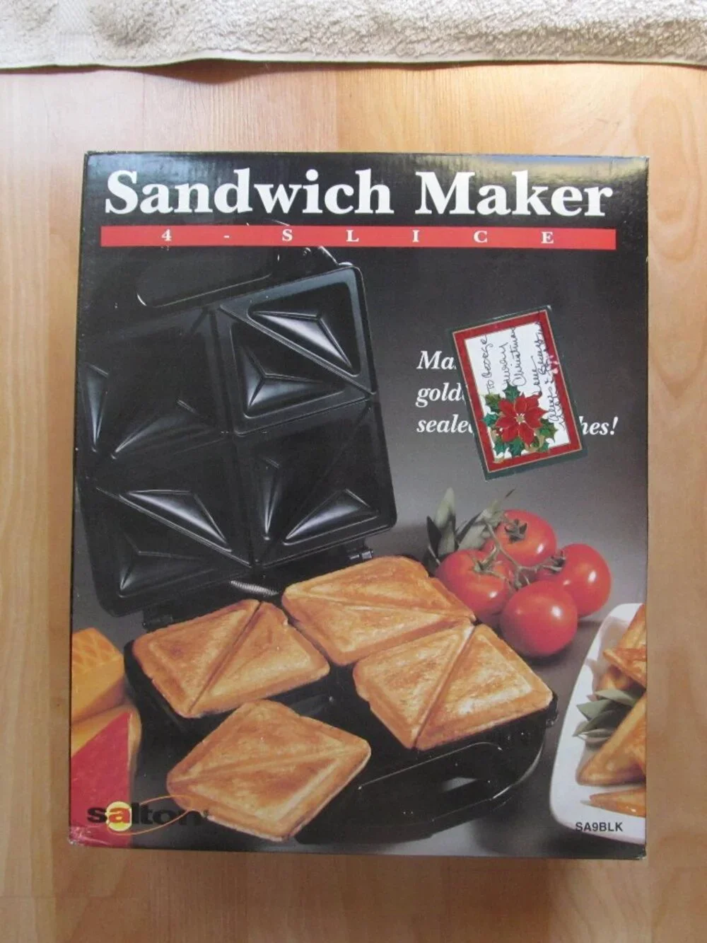Salton Large Sandwich Maker SA9BLK